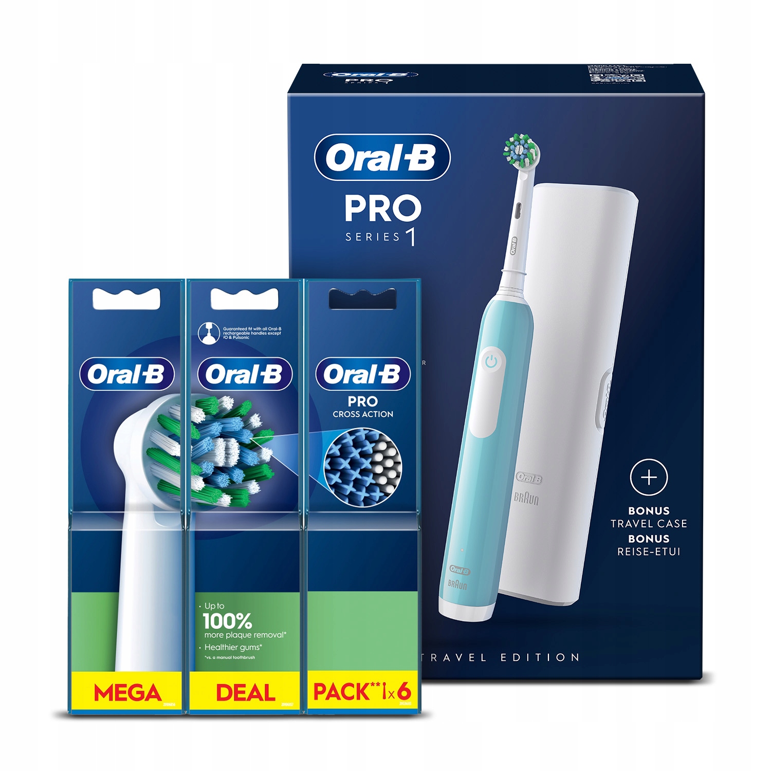 Zestaw prezentowy Oral-B Pro Series 1 szczoteczka elektryczna Końcówki x6