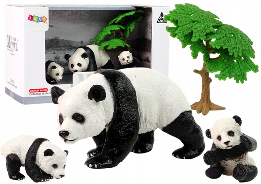 

Figurka Zwierzęta Zestaw Panda z Małymi