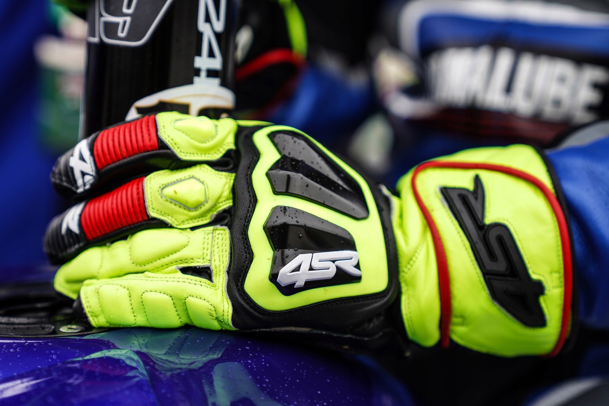 Rękawice 4SR STINGRAY RACE SPEC YELLOW / XXL Rozmiar XXL