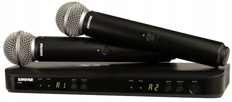 Shure BLX288E/SM58-H8E bezdrátový dvojitý set