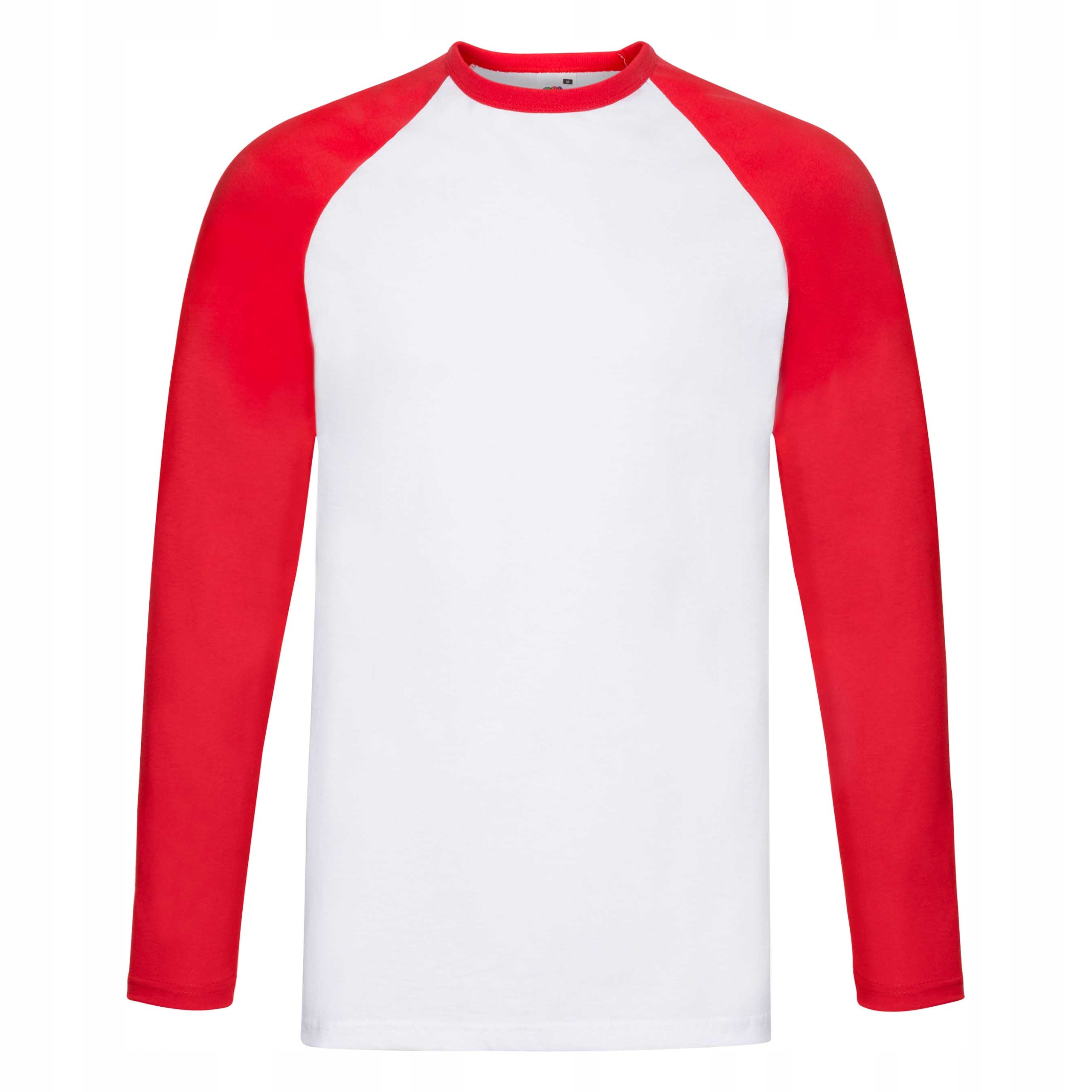KOSZULKA Z DŁUGIM RĘKAWEM BASEBALL FRUIT BIAŁA/CZERWONA XL