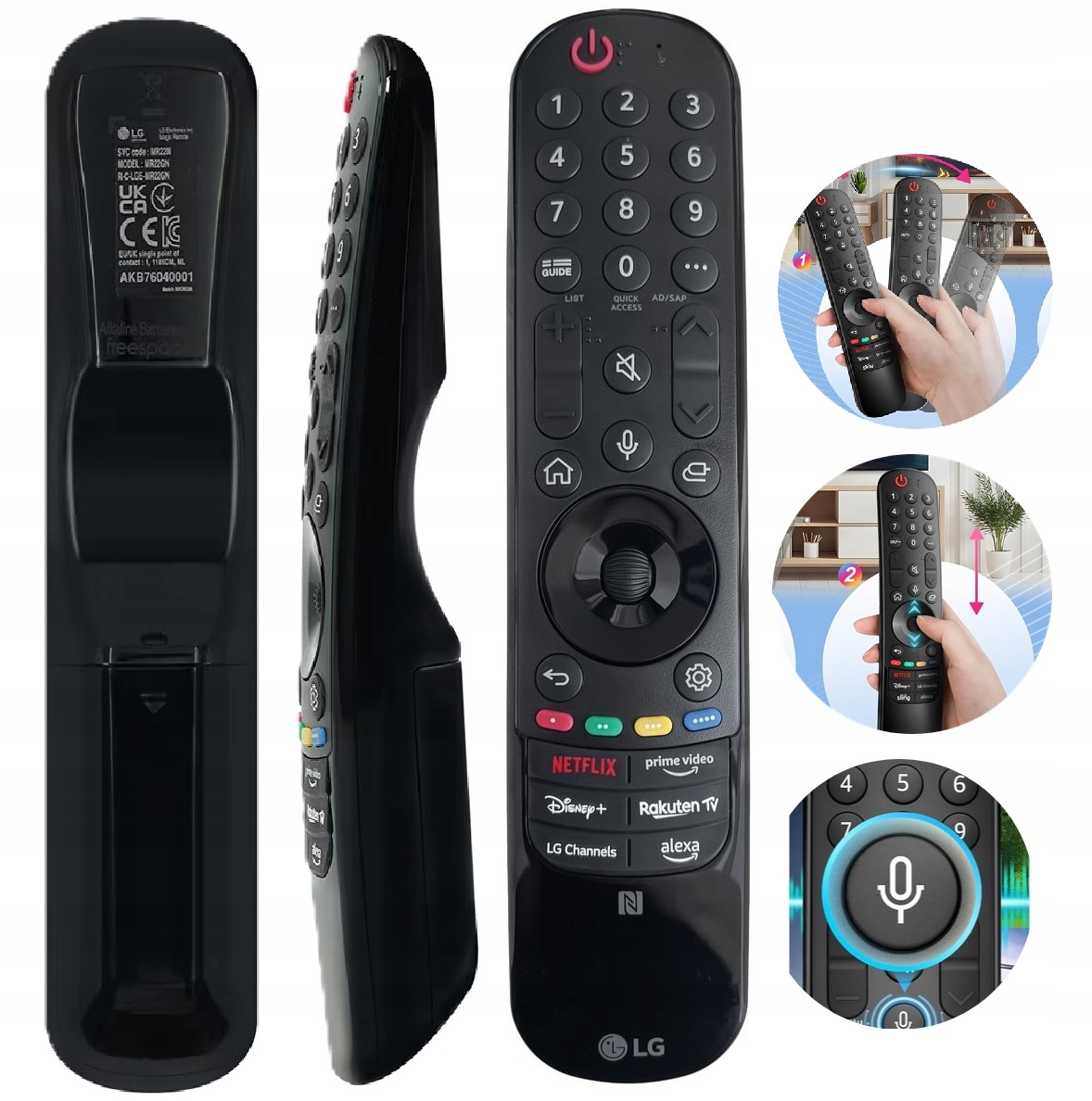 Originální Dálkový Ovladač Pro Televizor 55UJ701V Lg Dálkové Ovládání Nový Originál