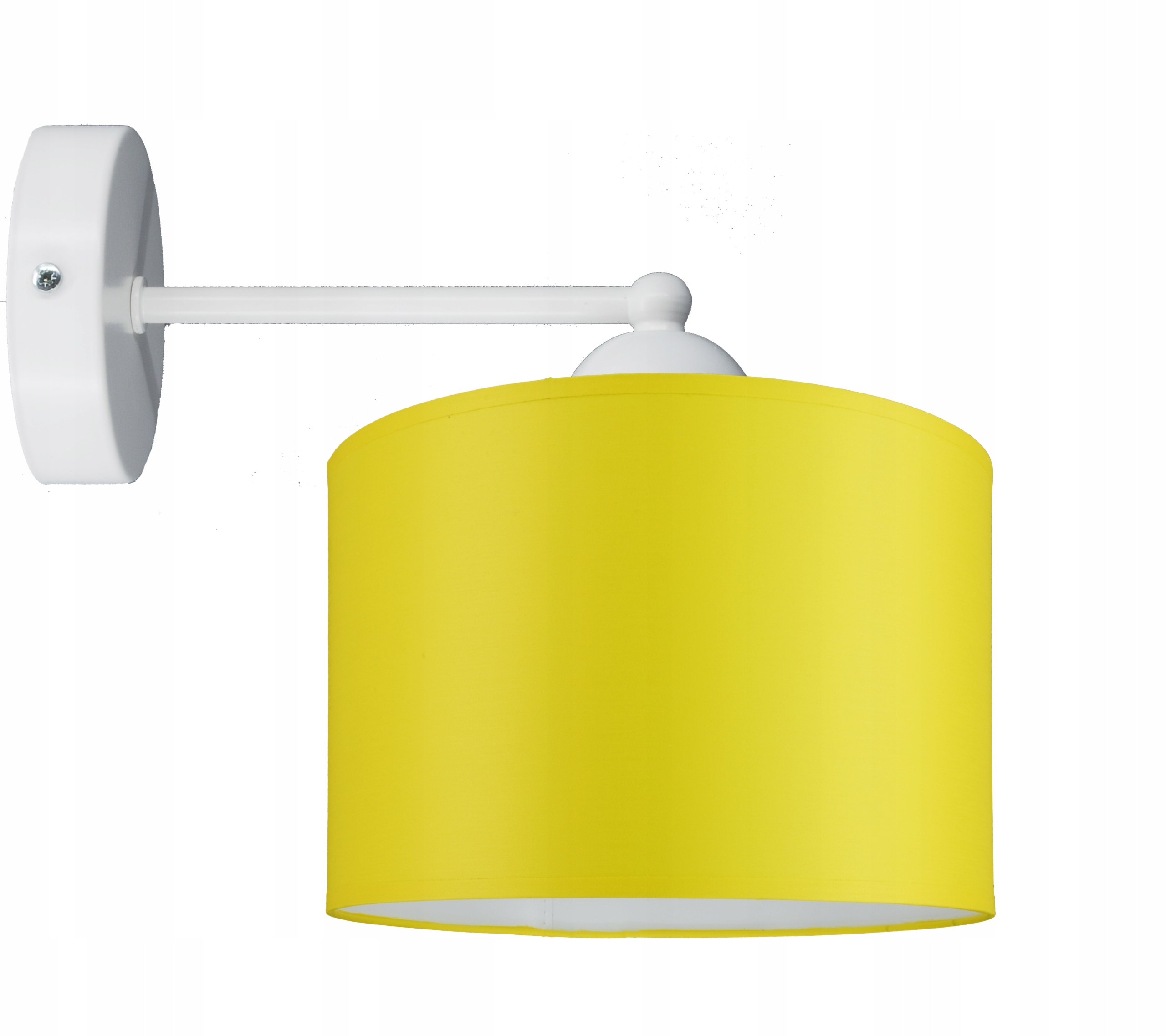 Nástěnná lampa moderní stínidlo 20 cm sluneční žlutá Led