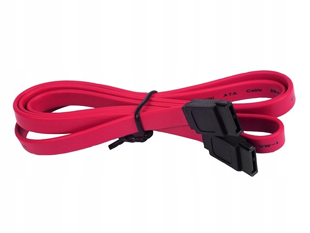 Kabel SATA 100cm 1m długi prosty v2