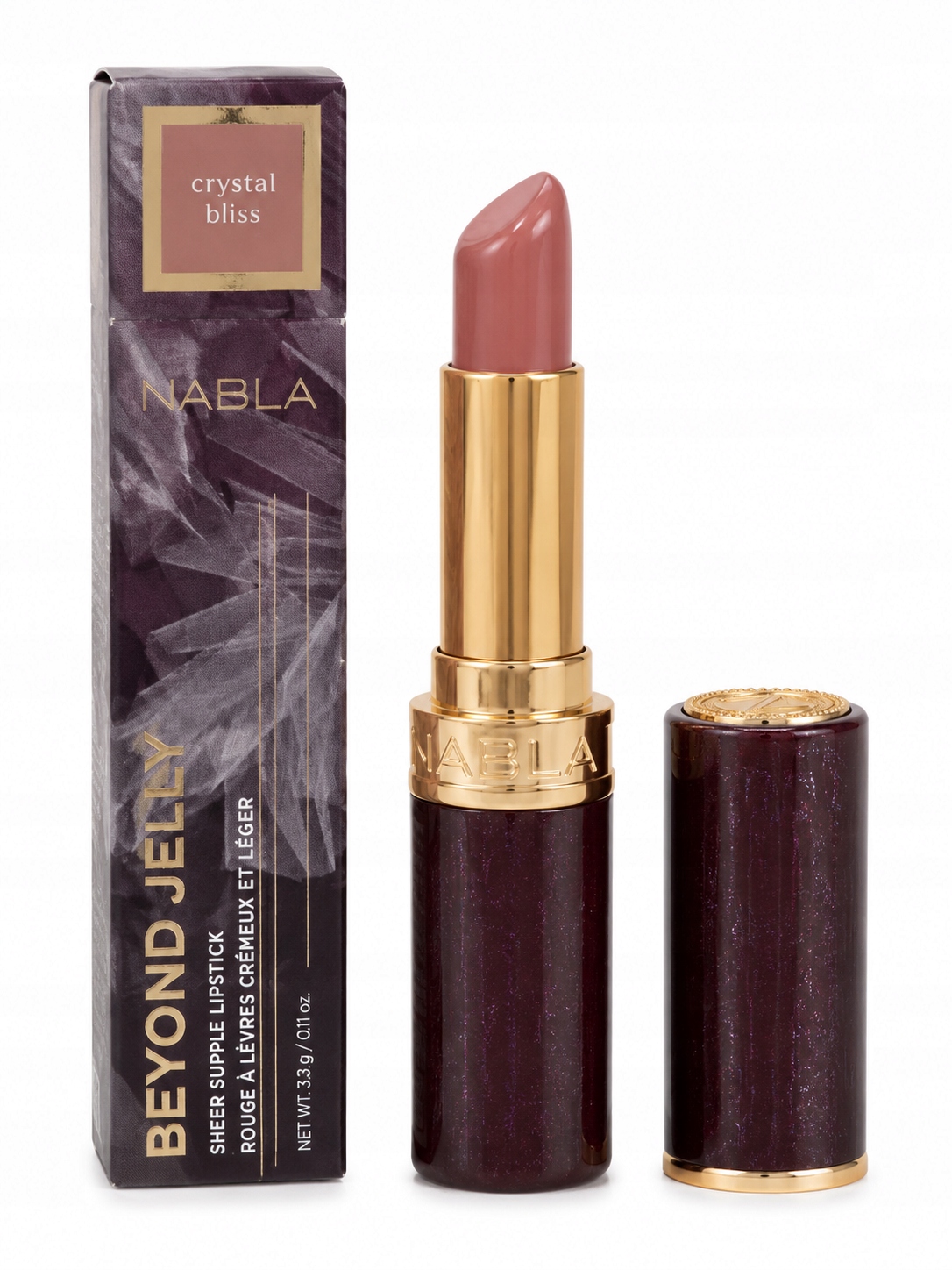 Beyond Rtěnka Crystal Bliss Nude Sheer Lipstick 3,2 g