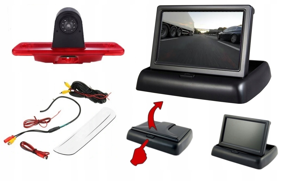 Monitorová Kamera V Lampe Citroen Jumpy 2007-2016 Širokouhlá