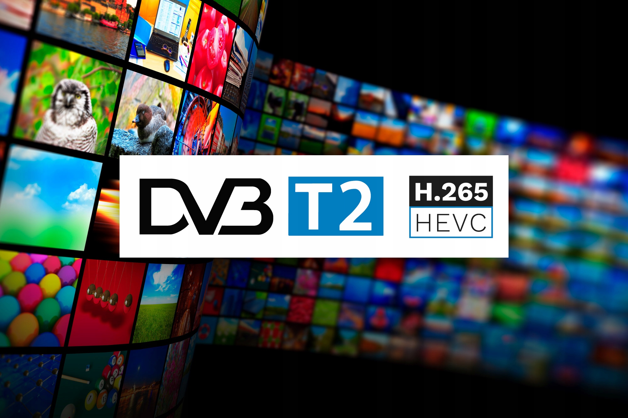 Tuner DVB-T2 DVB-C Hevc H.265 10bit dekoder tv naziemnej Cabletech Rodzaj tunera DVB-T2