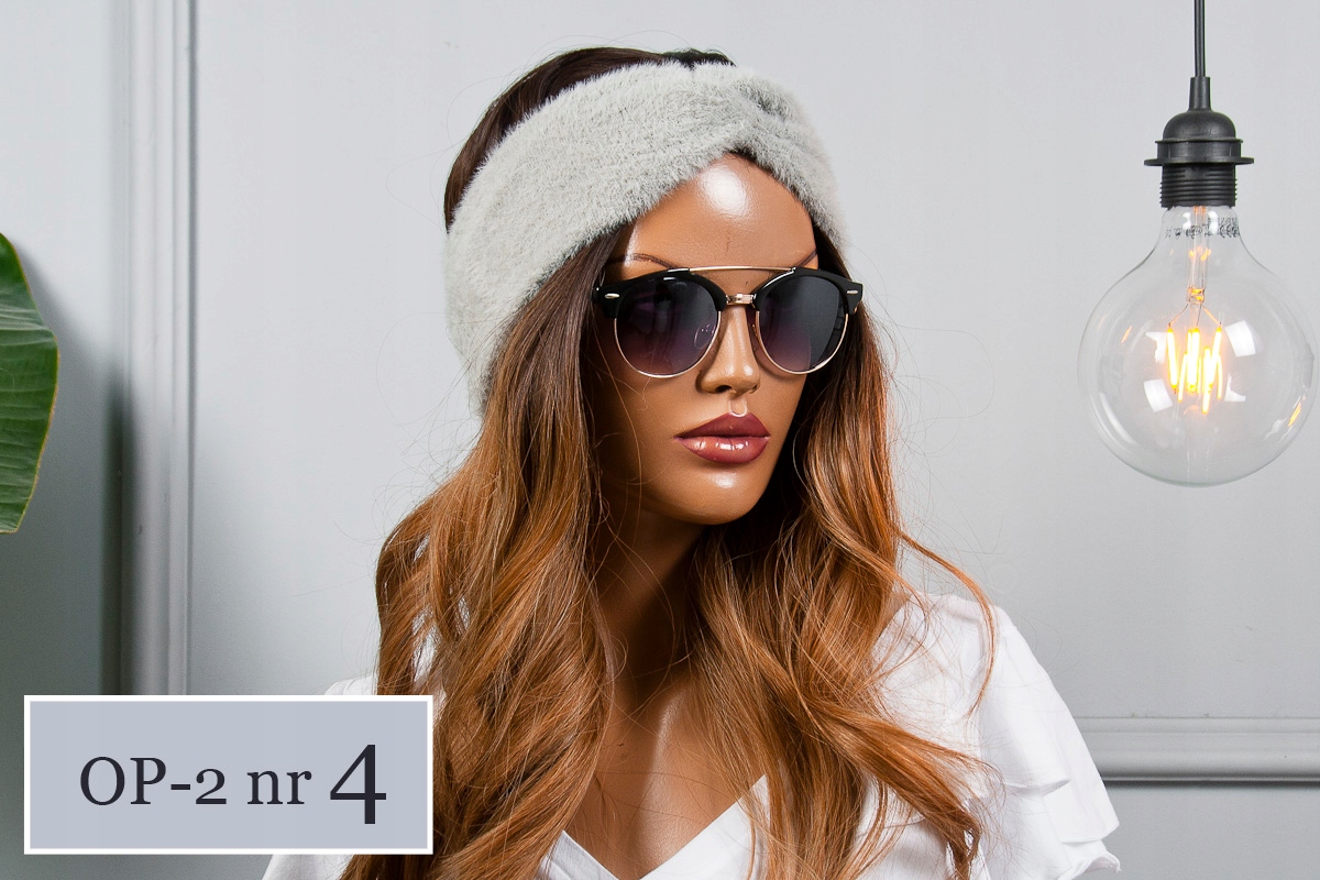 BOHO CIEPŁA OPASKA damska POLSKA GRUBA Zima KOLORY Płeć kobieta