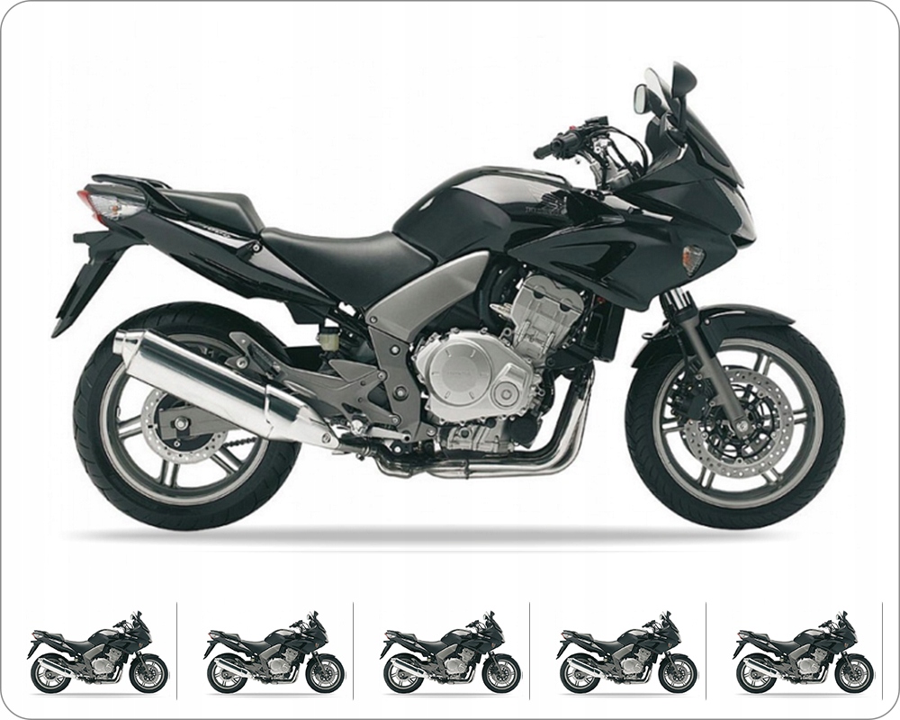 Samolepky Na Motocykl Juula Pro Honda Cbf 1000 S 2008-2010 Černé NHA84