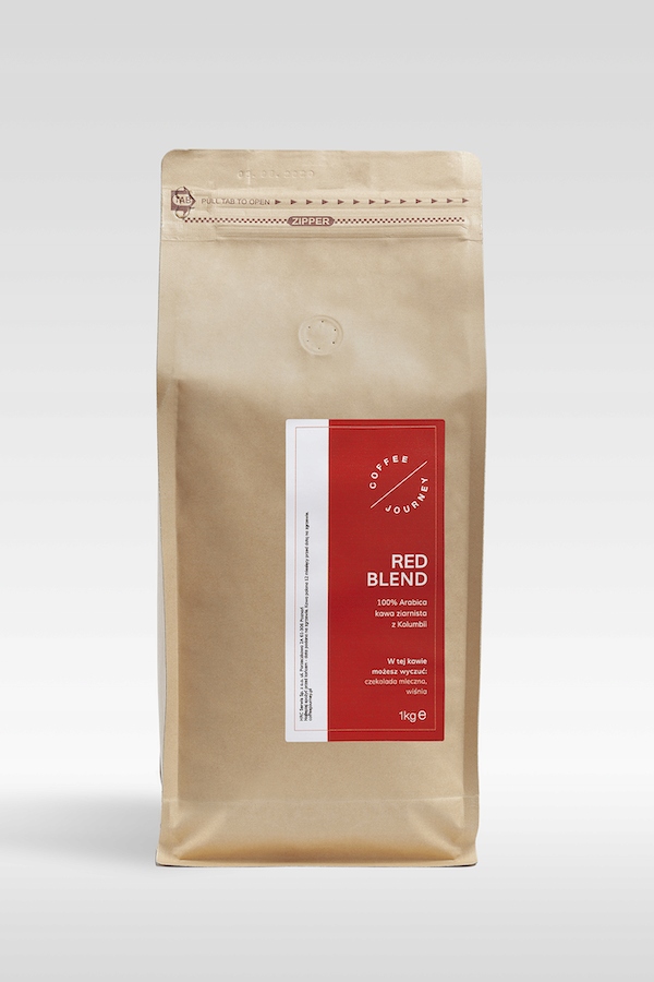 Kawa ziarnista Coffee Journey Red Blend z Kolumbii 1 kg