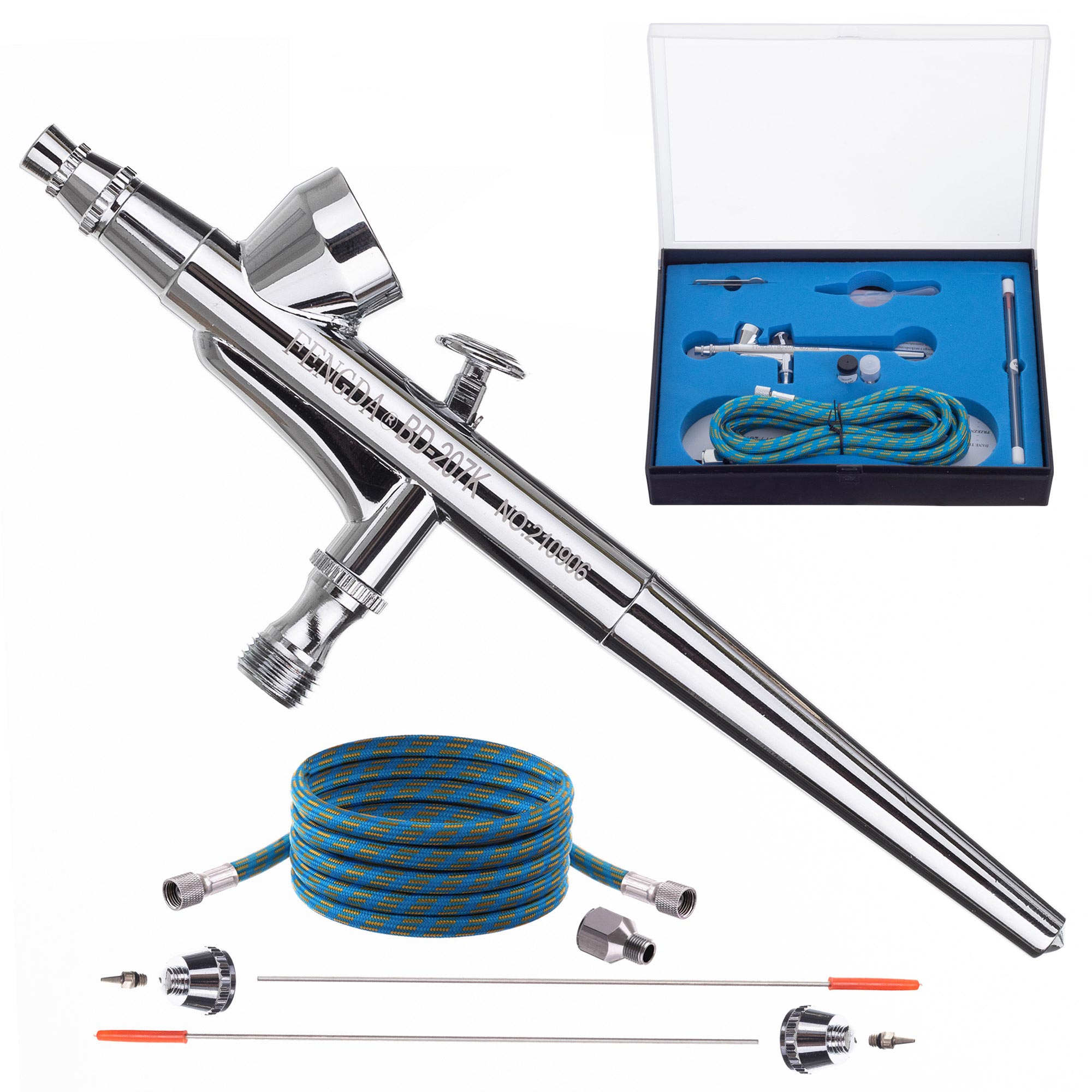 Aerograf Fengda BD-207K tryska 0,2 0,3 0,5 mm