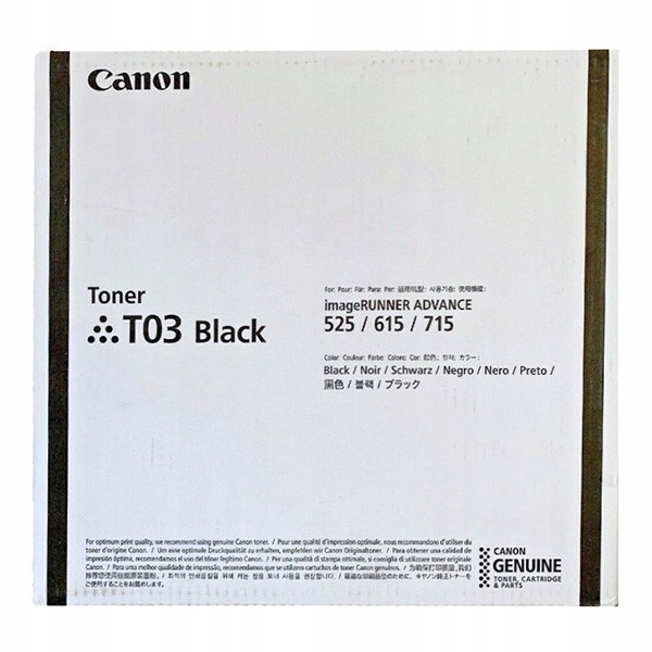 Toner Canon Toner T03 Black 2725C001 čierny (black)