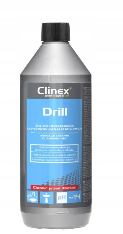 

Clinex Drill aktywny żel do udrażniania rur!