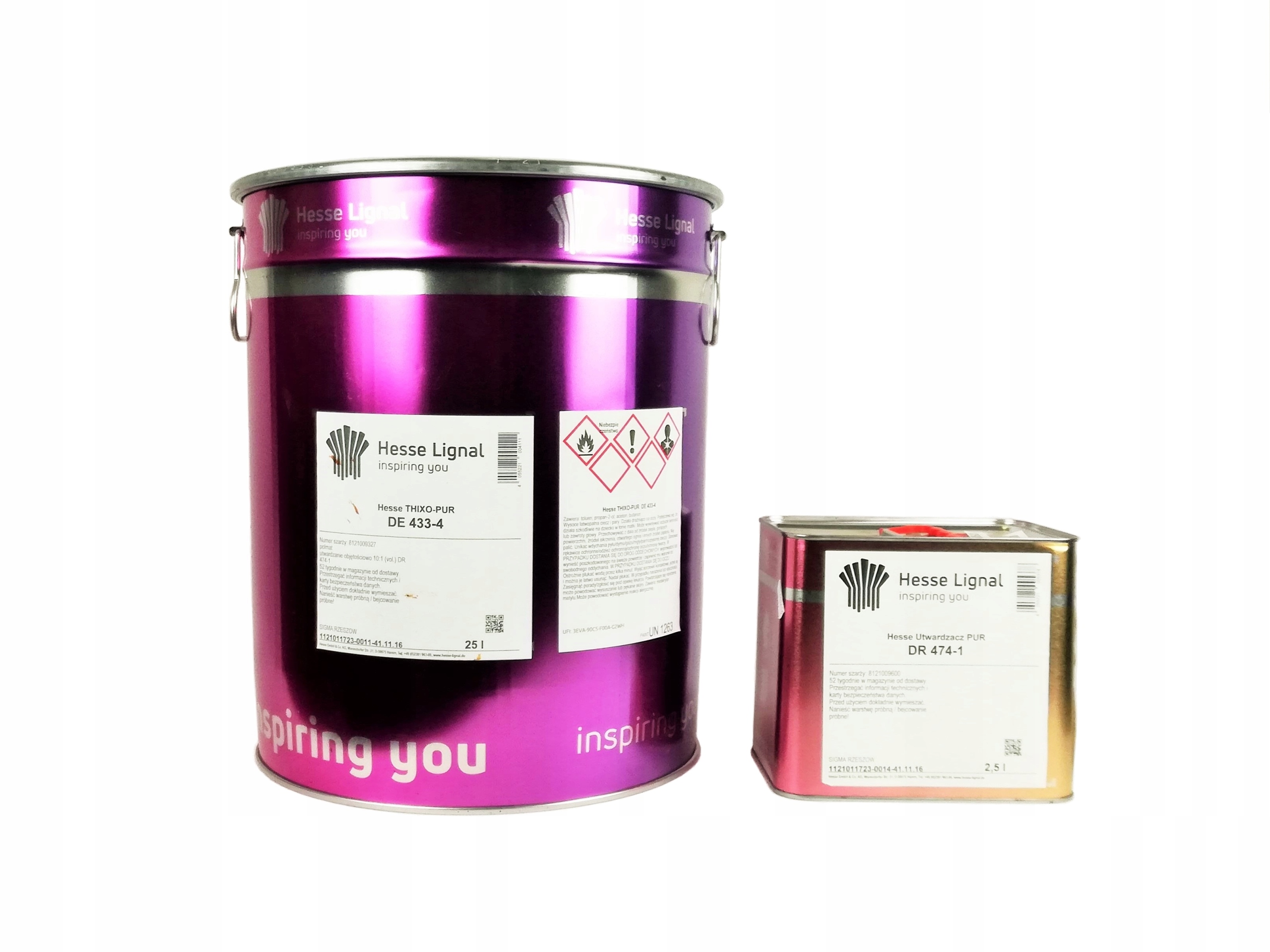 Hesse Lakier bezbarwny na schody drewniane Thixo-pur De 433-4 półmat 5 L