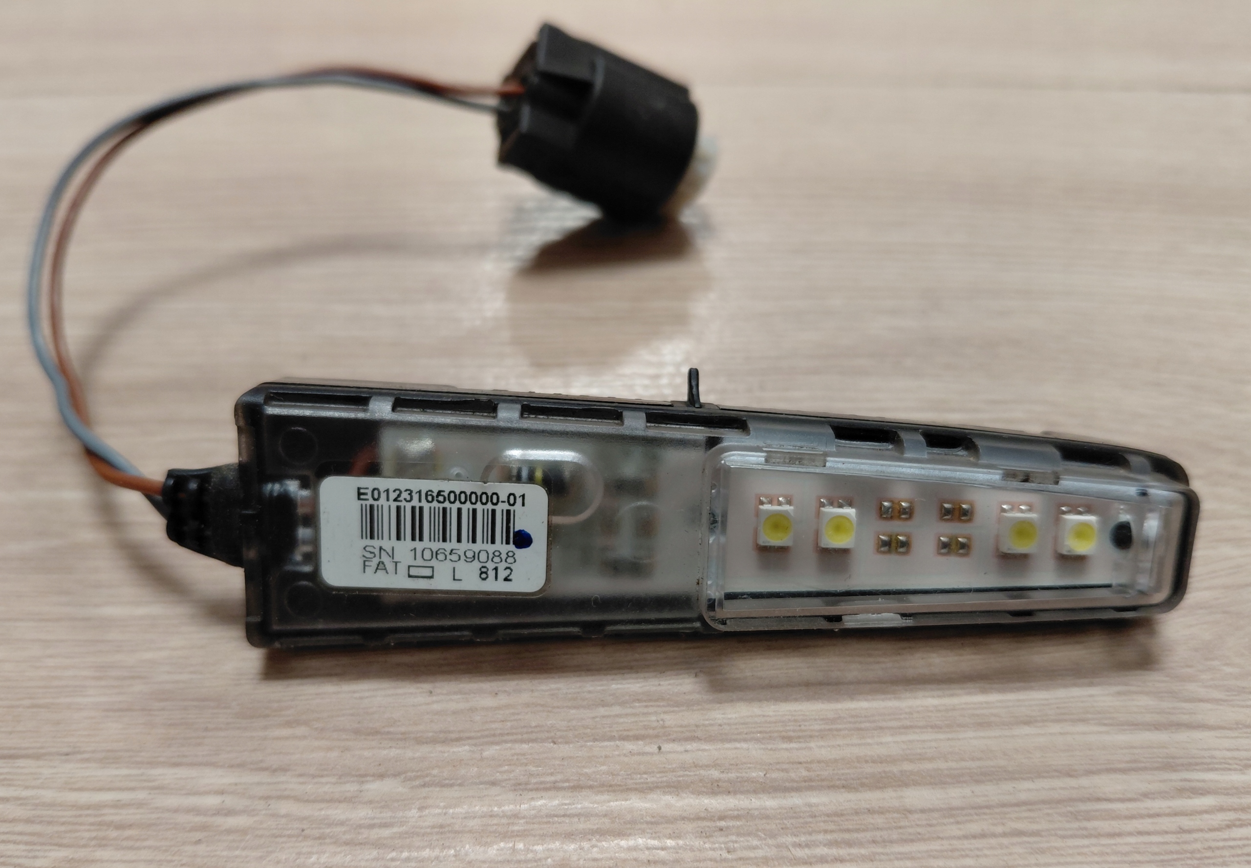 BMW E60 E61 E63 E64 light LED PODSWIETLANIA of left mirrors EUROPA OE