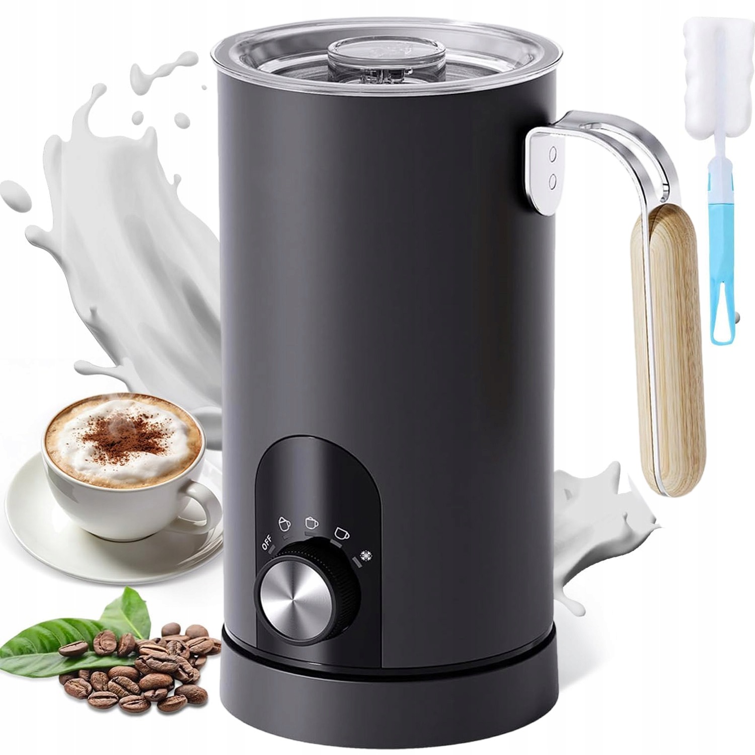 Elektrický Napěňovač Mléka Na Kávu 350 ML Pro Cappuccino, Latte