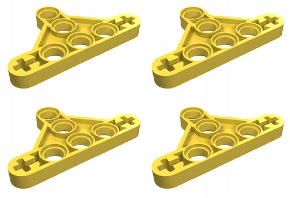 

Lego Technic 99773 trójkąt płaski typ II żółty