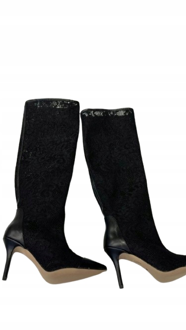 Krajkové kozačky Lacey La Milla Černá 40