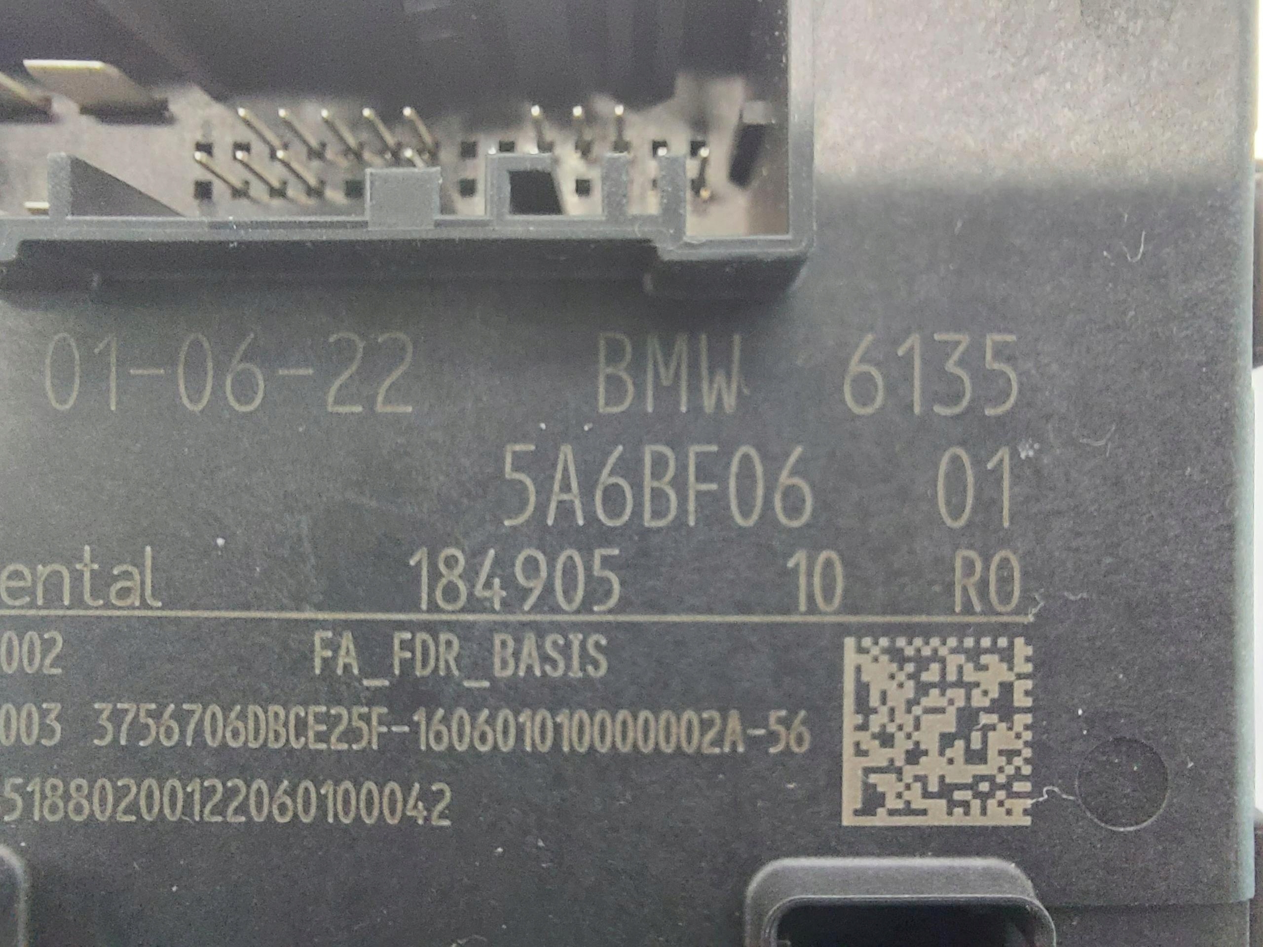 BMW U06 200i module control unit door front right 5A6BF06