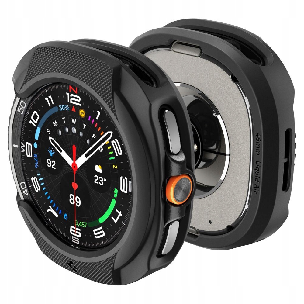 Etui do Samsung Watch 8 Classic (46 MM) Spigen Liquid Air Matte czarne