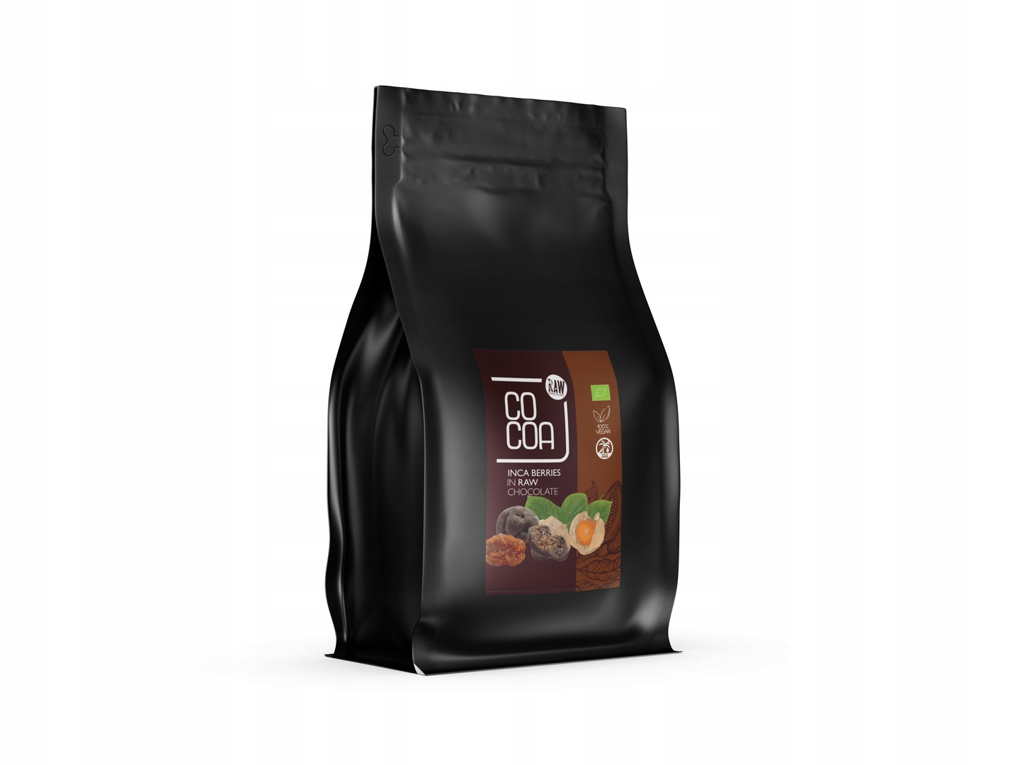 Jagody Inkaskie w Ciemnej Czekoladzie Bio bez białego cukru Cocoa 1000g