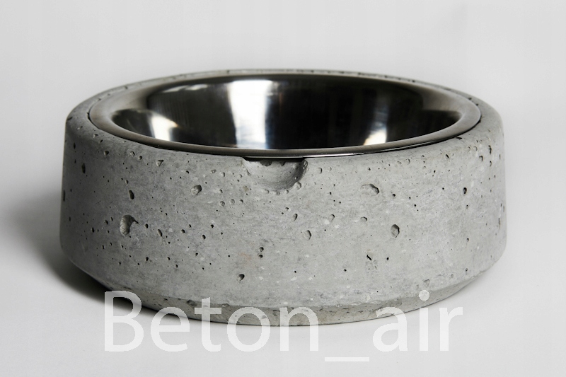 Levně Betonová miska, velká, stabilní, pro psa, kočku, 1.8 l