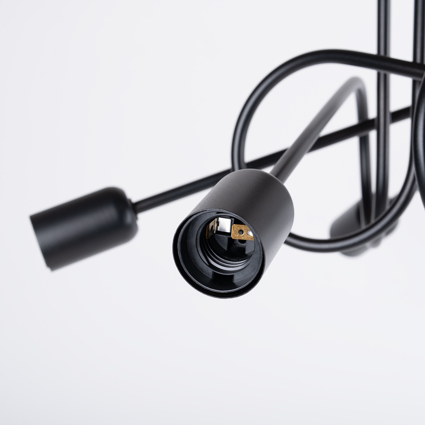 MODNA DESIGNERSKA LAMPA SUFITOWA PLAFON EDISON 5 Rodzaj plafon