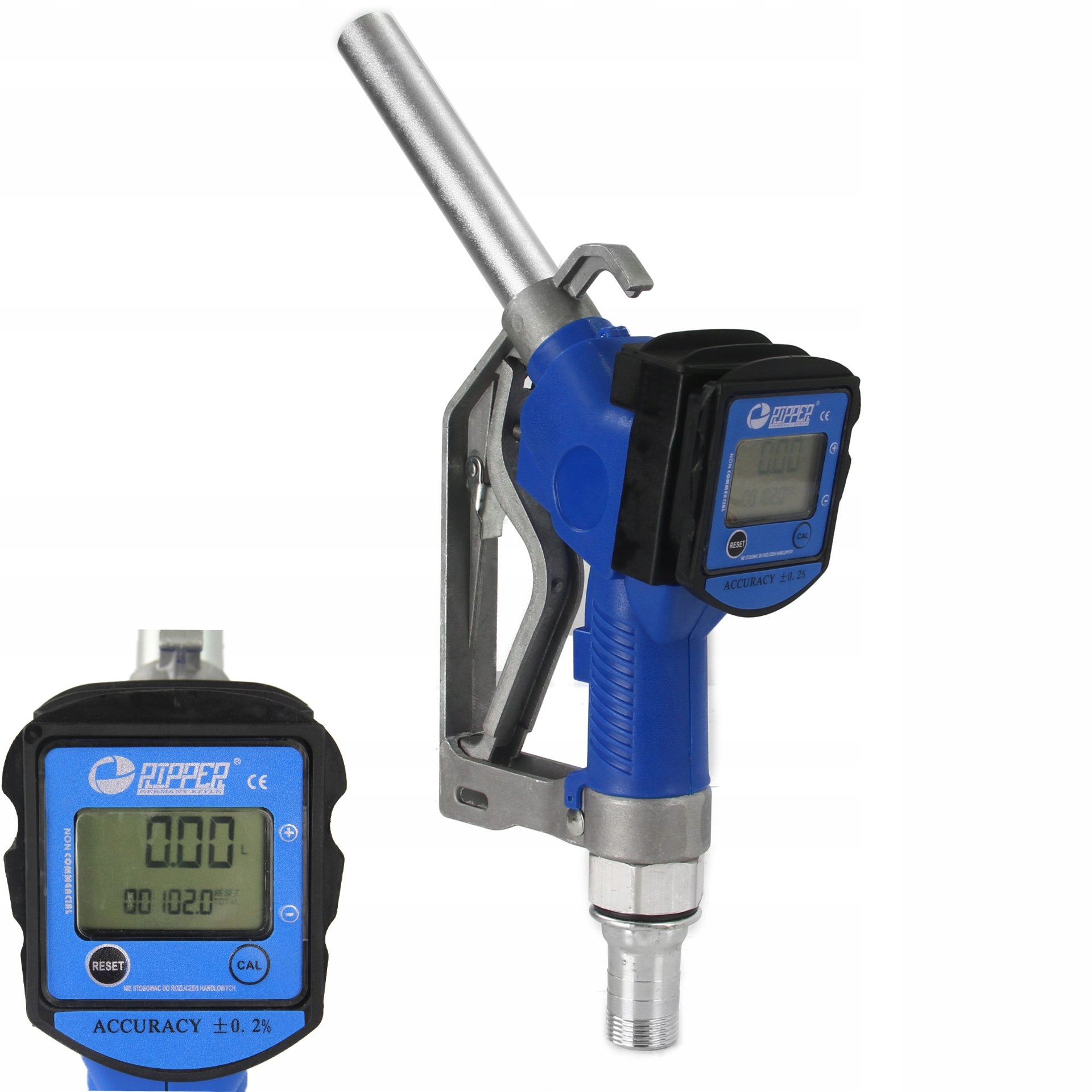 PISTOLET DO POMPY PALIWA OLEJU Z LICZNIKIEM LCD Mark Other