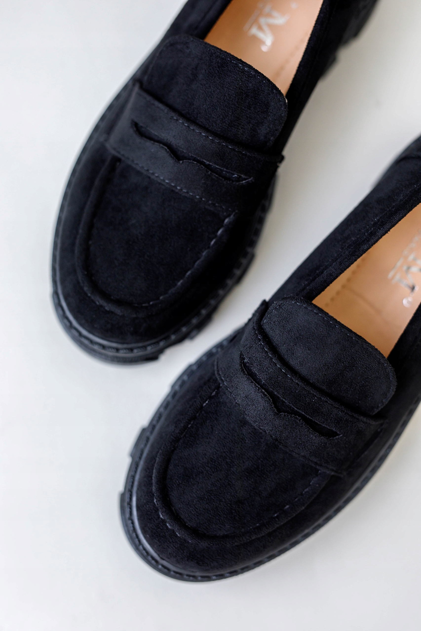 Półbuty SLIPPERY mokasyny WORKERY czarne (39) Model 77-335_BLACK