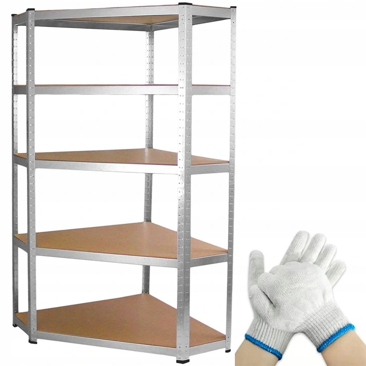 

Regał Metalowy Magazynowy Narożny 180x90x40 875kg