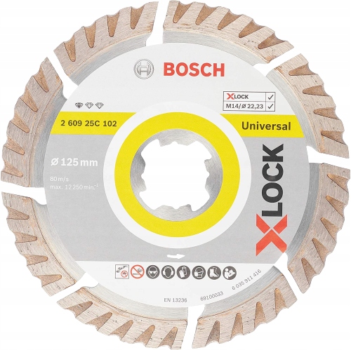 

Bosch Tarcza diamentowa Universal 125 mm XLock