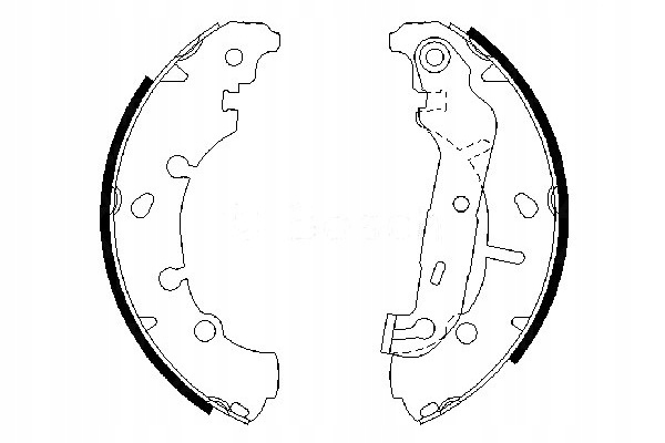 Bosch Brzdové Čelisti Ford Fiesta 96 Bosch