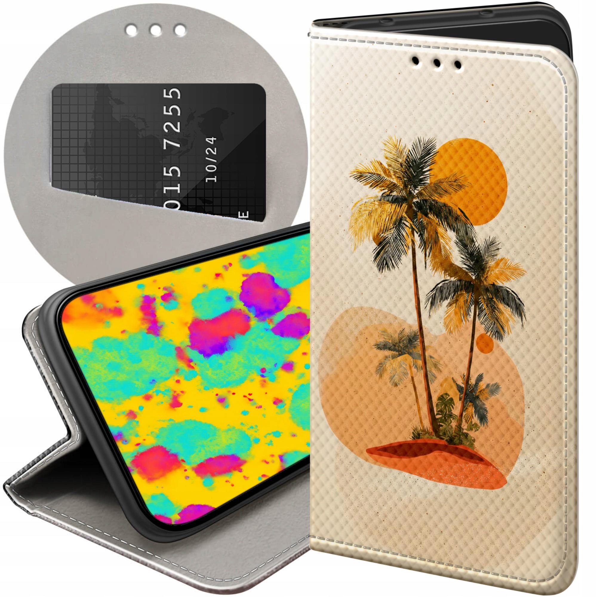 Etui Z Klapką Do Xiaomi Redmi 9 Palmy Dżungla Egoztyka Tropikalne