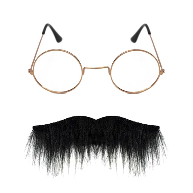 STRÓJ DZIADEK AKCESORIA DO PRZEBRANIA DZADKA STARUSZKA OKULARY WĄSY 2el