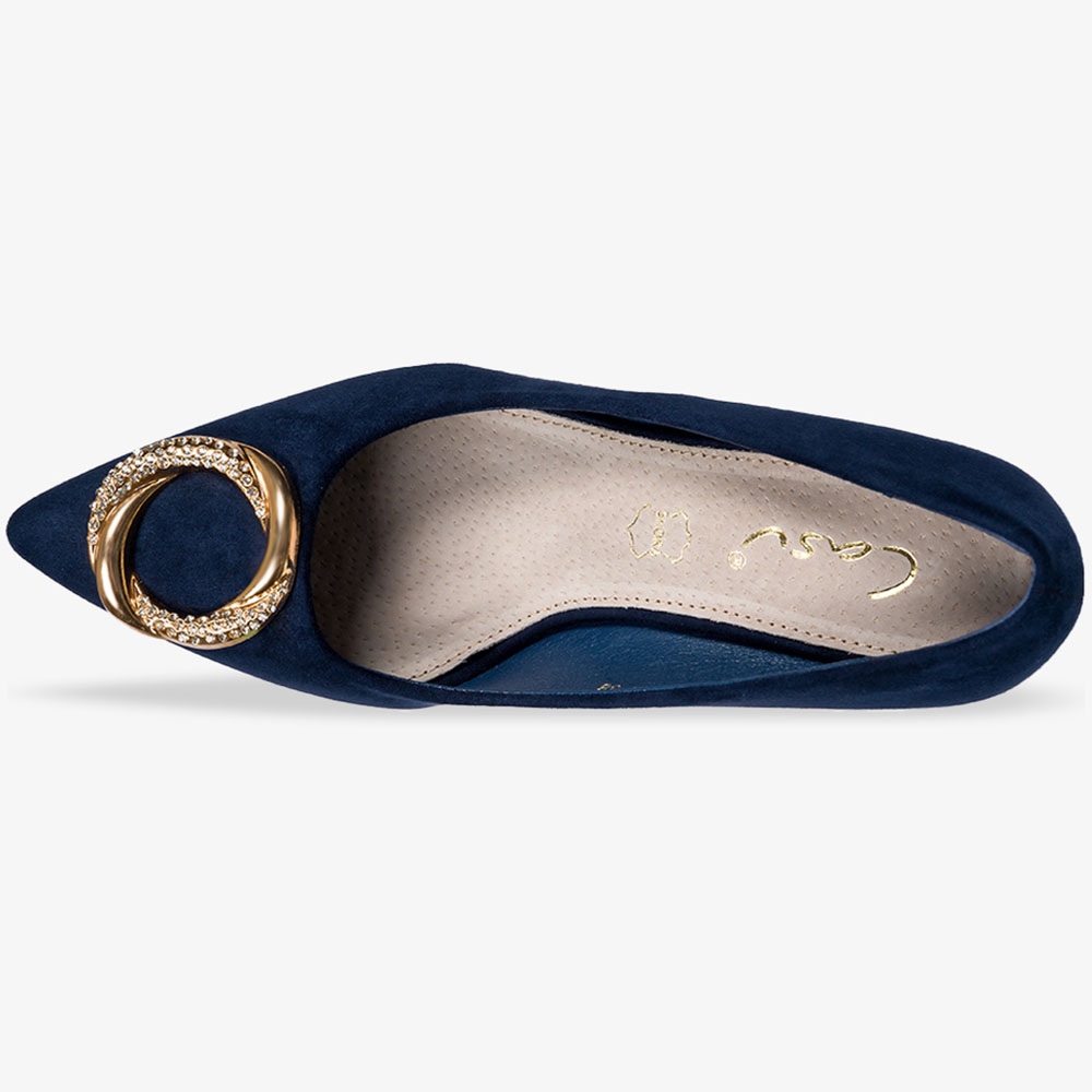 CZÓŁENKA Z MODNĄ OZDOBĄ SZPIC OBCAS SŁUPEK NEW 39 Płeć kobieta