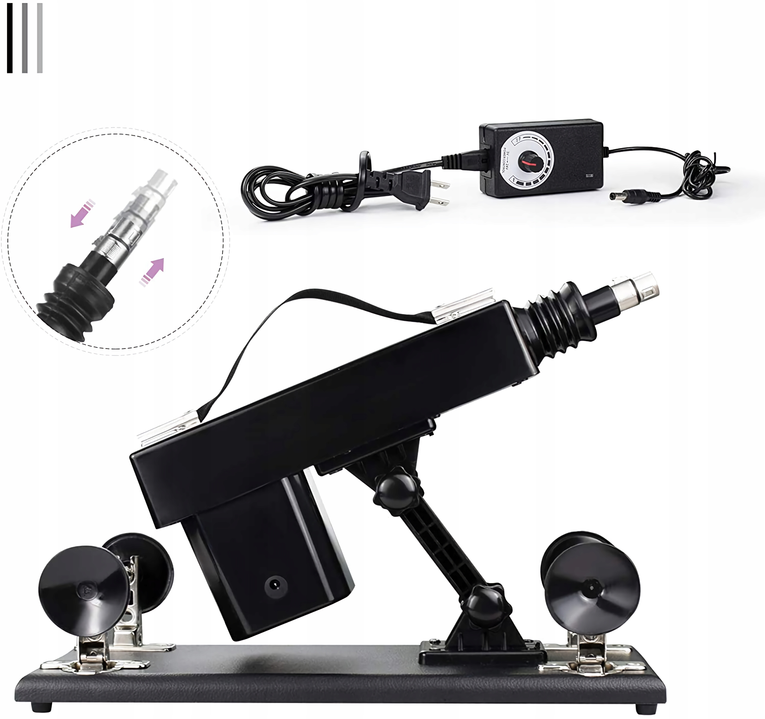 SEX MASZYNA ZESTAW Wibrator wielofunkcyjny 5*dildo Kod producenta Rilbstix00014