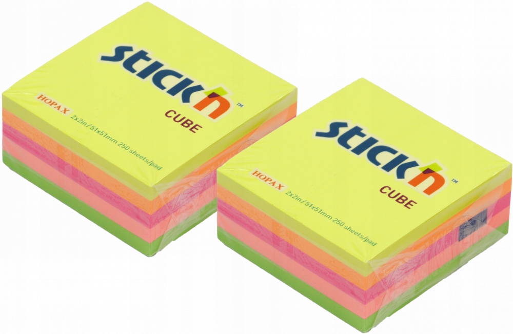 

Karteczki Stick'n 51x51mm 500k neonowe