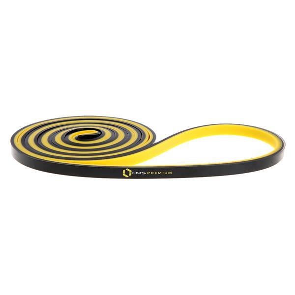 GU06 Żółto-czarna 9 x 5 x 2250 MM Guma Do Ćwiczeń Hms Premium
