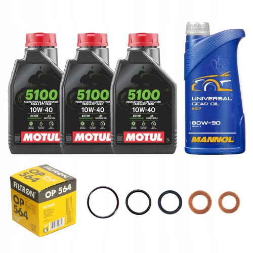 Komplexný komplet olejového servisu O-krúžky tesnenia Loncin X-wolf 700