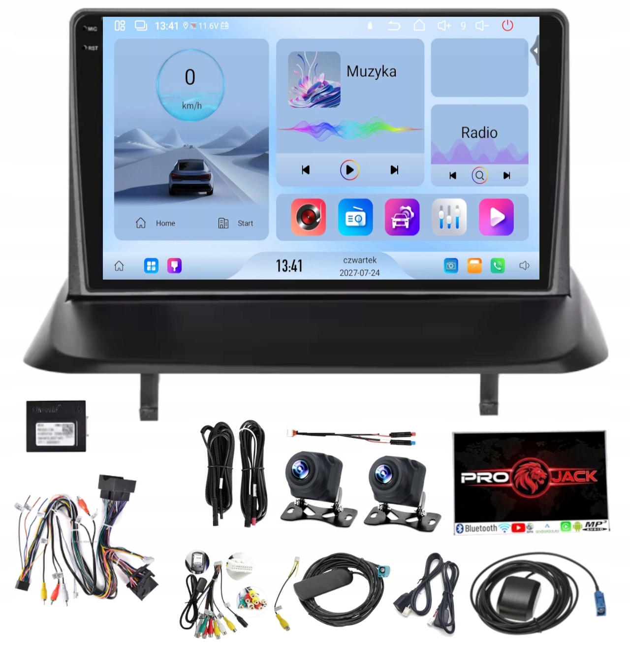 Navigační Rádio Gps Android Carplay Peugeot 3008 5008 2009-16 4 Gb 64 Gb Sim