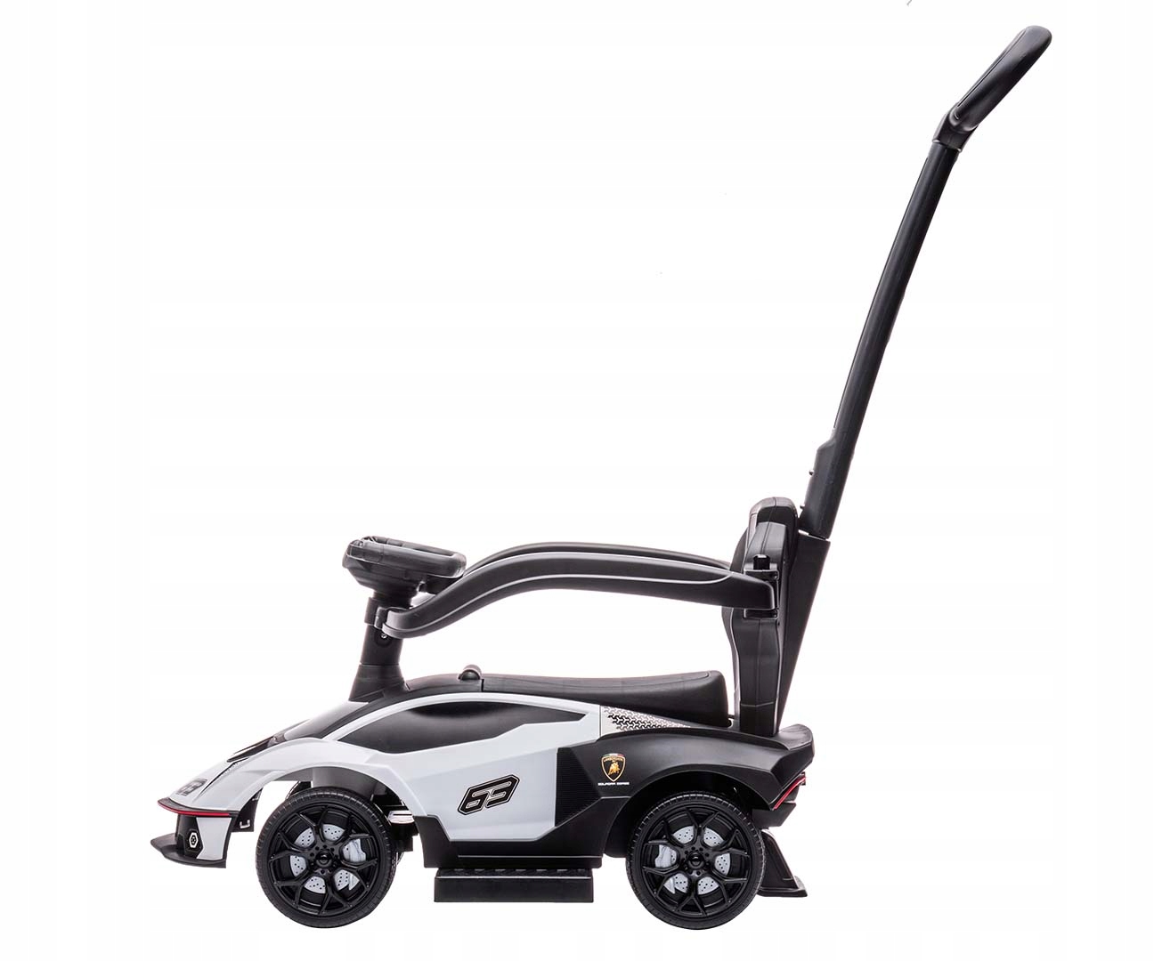 Jeździk z rączką LAMBORGHINI ESSENZA SC V12 Biały Model lambo