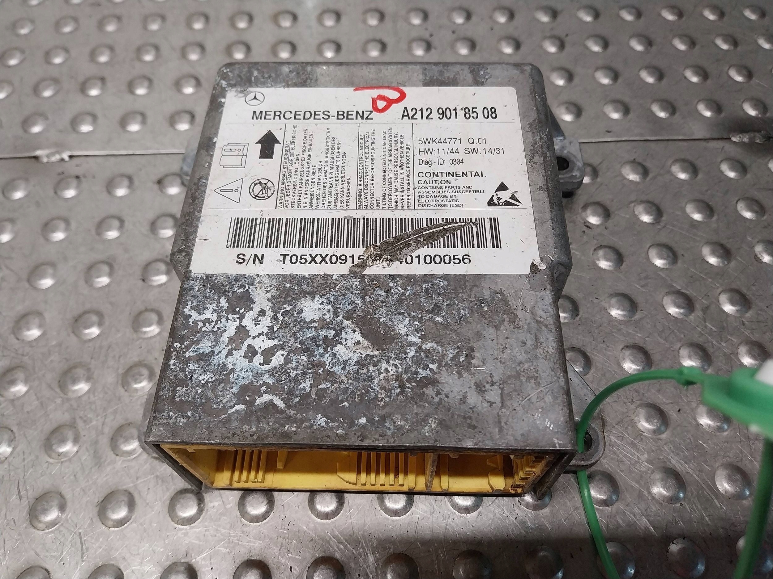 modulo SENSOR airbag airbag A2129018508 MERCEDES E-KLASA W207 W212