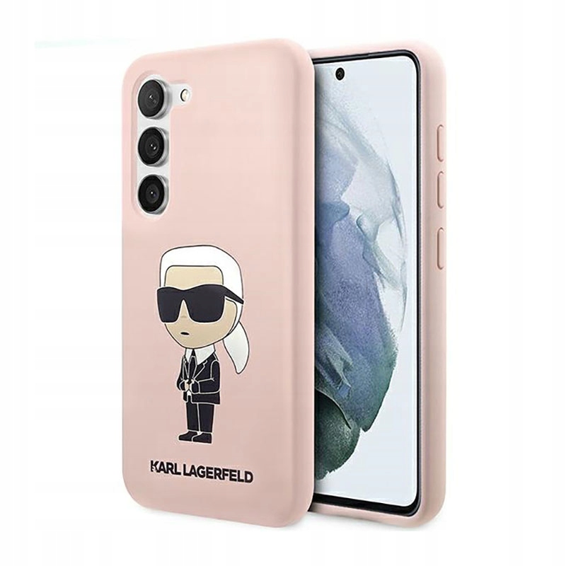 Karl Lagerfeld Silicone Nft Ikonik Pouzdro pro Samsung Galaxy S23 (růžové)
