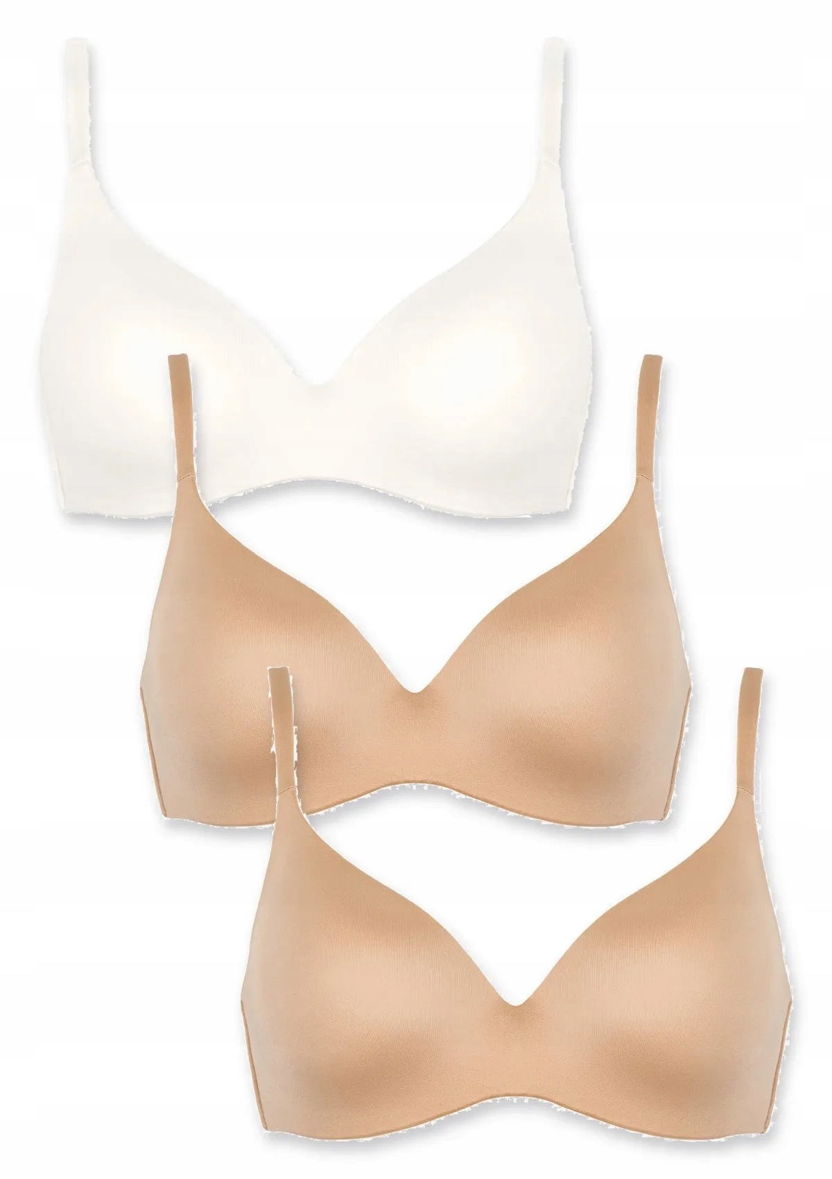 Lormar One podprsenka 3 ks 2x hnědá talco 75C