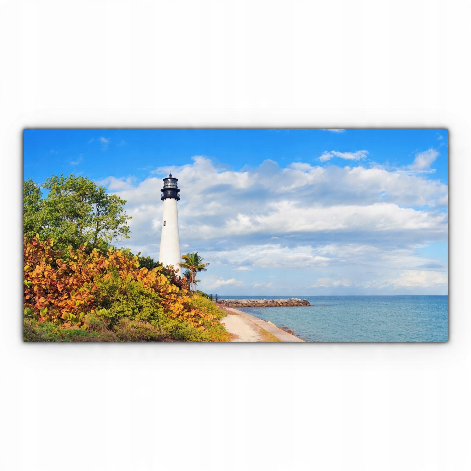 

foto-obraz na płótnie 120x60 Latarnia Morska Ocean