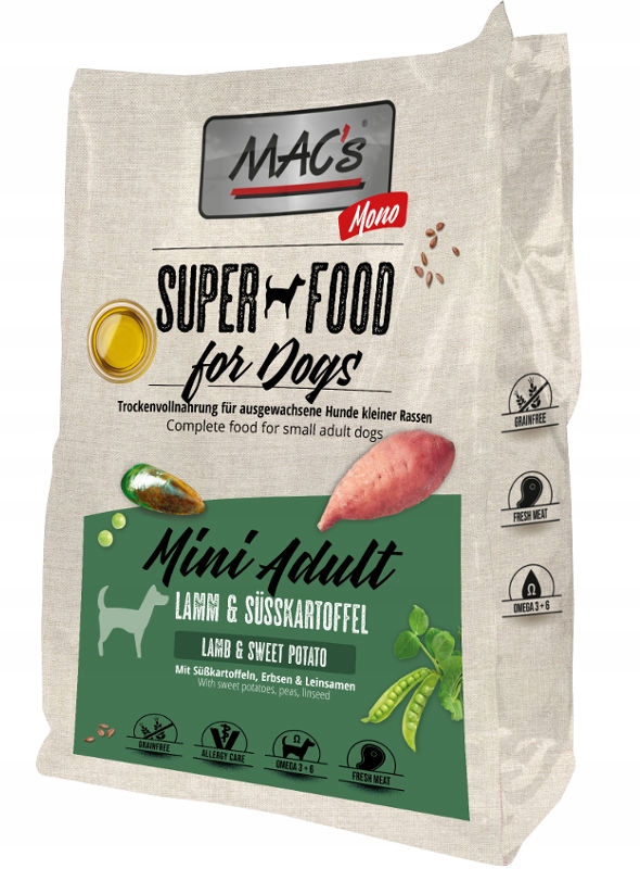 Mac's Mono Mini Jagnięcina 7kg moniałkowa sucha karma dla psów małych ras