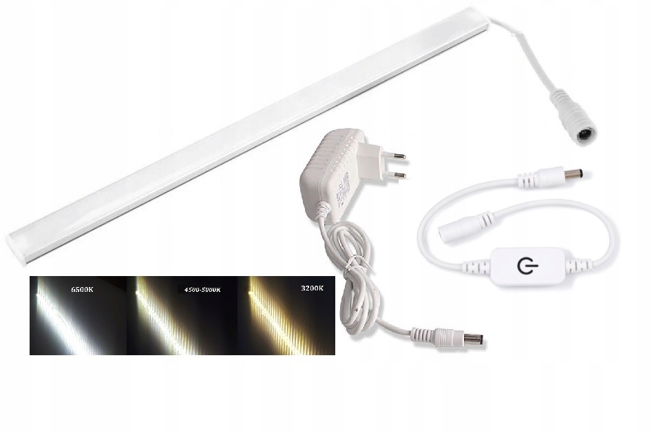 OSWIETLENIE LED PODSZAFKOWE LISTWA 1M DOTYK MANUAL