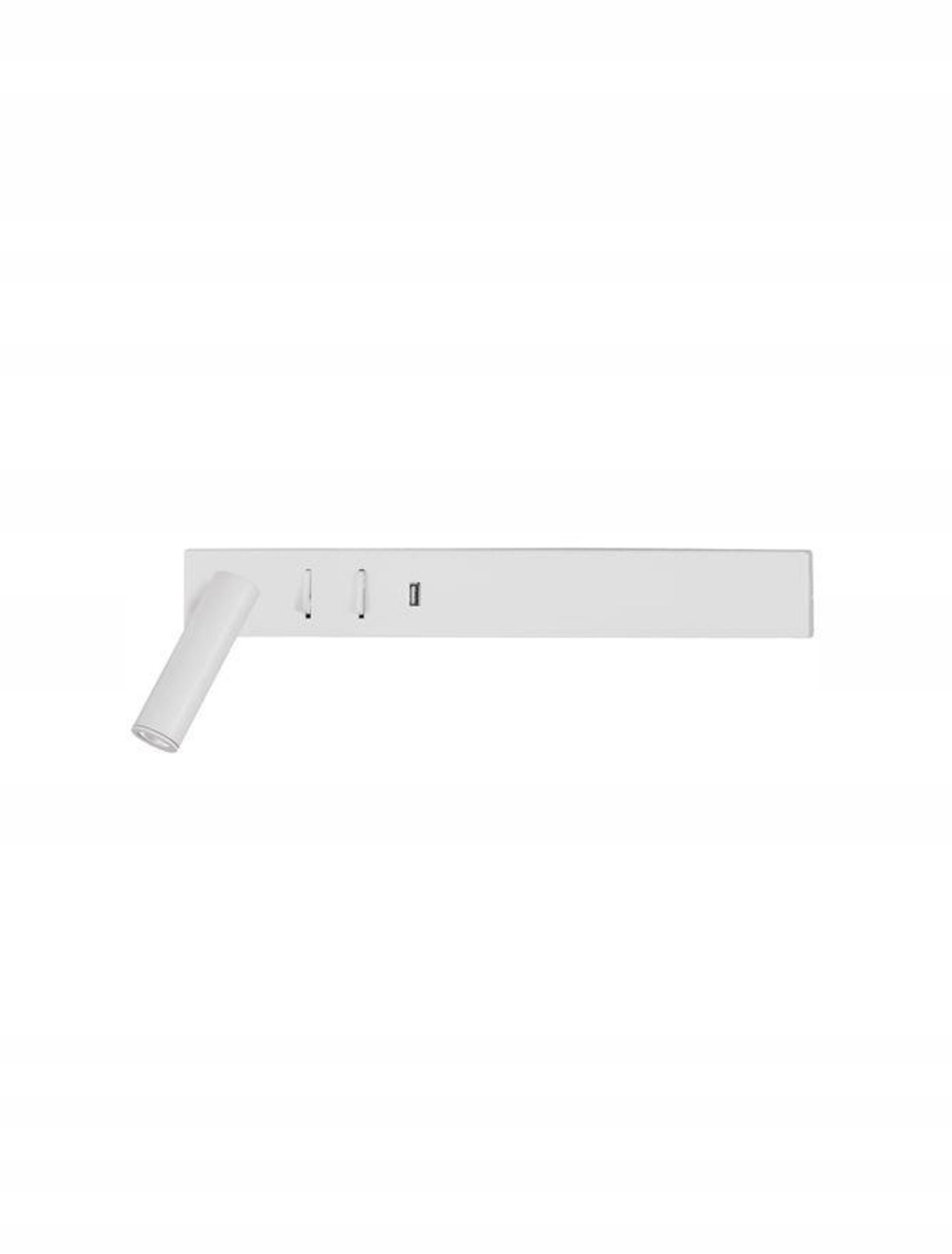 Nástenné Led svietidlo Nova Luce Vida biele 3W 3000K Usb IP20