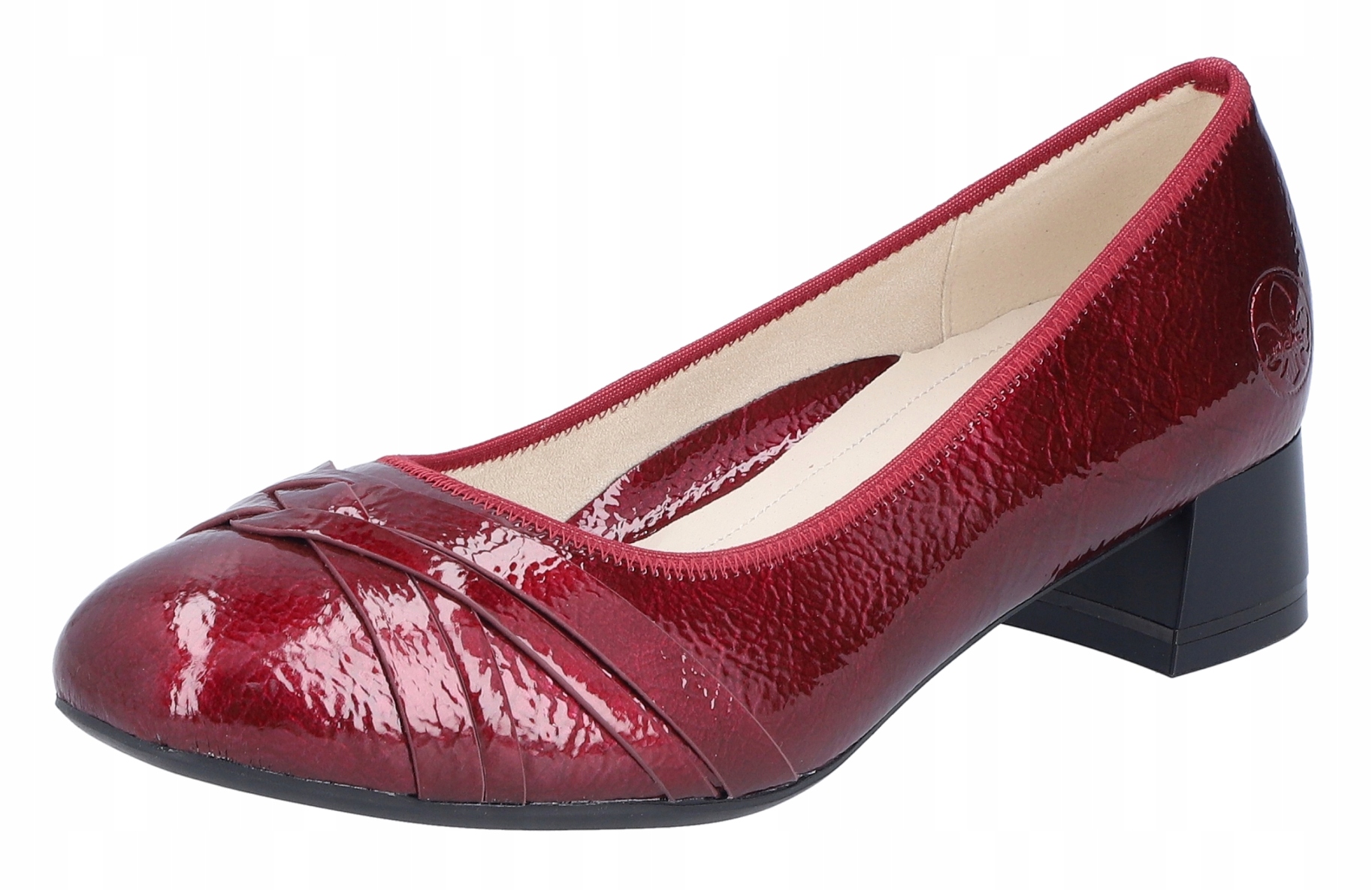 Rieker 45068-35 vel.37 červené polobotky