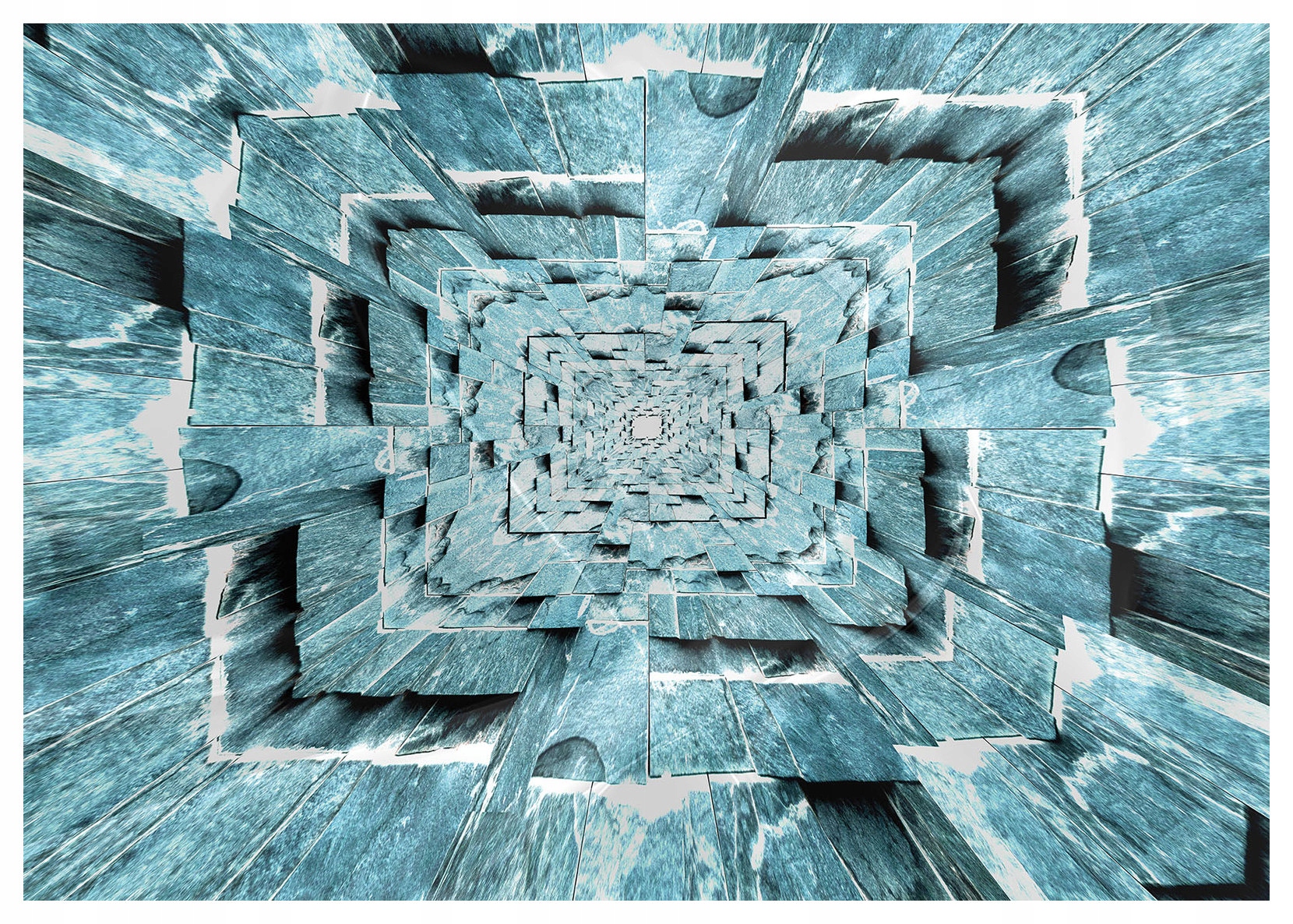 Fototapeta Tunel nekonečna geometrie abstrakce iluze 312x219 lepidlo